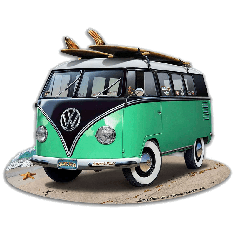 Volkswagen Bus Green